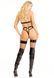 Боді зі стреп Leg Avenue Patent Leather Harness Teddy, розмір S картинка 5