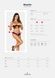 Откровенный комплект с доступом Obsessive Roxelia 2-pcs crotchless set, размер XS/S картинка 5