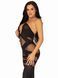 Бодистокинг с открытым доступом Leg Avenue Illusion halter bodystocking Black O/S картинка 5