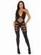 Бодистокинг с открытым доступом Leg Avenue Illusion halter bodystocking Black O/S картинка 1