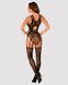 Ажурний бодістокінг з відкритим доступом Obsessive Bodystocking F239, розмір S/M/L картинка 6