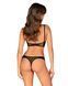 Откровенный комплект с доступом Obsessive Roxelia 2-pcs crotchless set, размер XS/S картинка 2