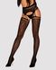 Чулки с поясом и леопардовым принтом Obsessive Garter stockings S817, размер S/M/L картинка 1
