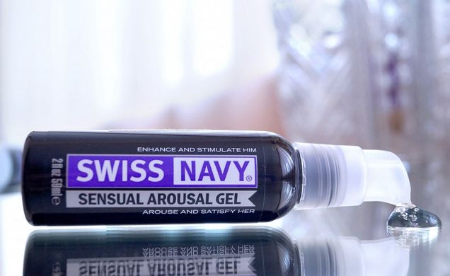 Збуджуючий лубрикант на водно-силіконовій основі Swiss Navy Sensual Arousal (10 мл) зображення