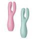 Клиторальный вибратор с тремя пальчиками Satisfyer Threesome 3 Pink картинка 8