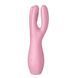 Клиторальный вибратор с тремя пальчиками Satisfyer Threesome 3 Pink картинка 5