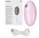 Вакуумний стимулятор із вібрацією Satisfyer Vulva Lover 3 Pink картинка 13