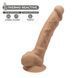Фаллоимитатор на присоске SilexD Tomas Caramel (MODEL 1 size 9in), диаметр 4,9 см картинка 3