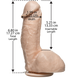 Кончающий фаллоимитатор Doc Johnson The Amazing Squirting Realistic Cock (диаметр 5,1 см) картинка 3