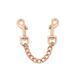 Шкіряні поножі Liebe Seele Rose Gold Memory Ankle Cuffs картинка 10