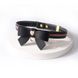 Поводок с ошейником LOCKINK SEVANDA Love Heart Butterfly Leather Collar Set Black картинка 6