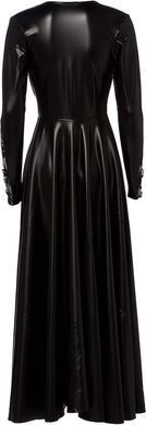 Сексуальное платье-плащ Noir Handmade F128C Powerwetlook gown coat, размер S картинка