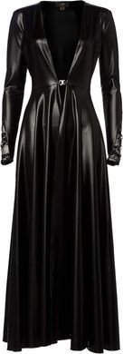 Сексуальное платье-плащ Noir Handmade F128C Powerwetlook gown coat, размер S картинка