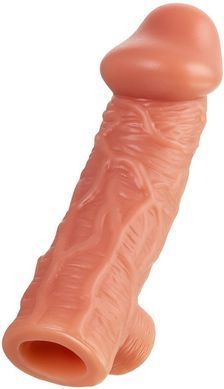 Насадка на член з отвором для мошонки Kokos Cock Sleeve CS 001, розмір M зображення