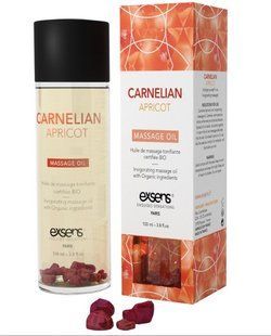 Массажное масло бодрящее EXSENS Carnelian Apricot Сердолик и абрикос (100 мл) картинка