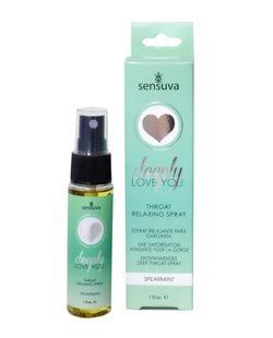 Спрей для глибокого мінету Sensuva Deeply Love You Spearmint, м'ята (29 мл) зображення