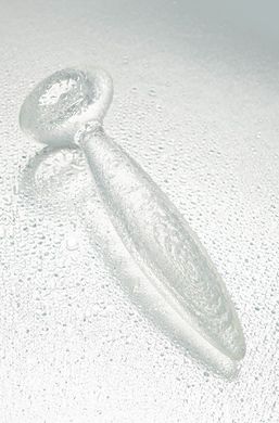 Скляна анальна пробка Satisfyer Sparkling Crystal (діаметр 3,5 см) зображення
