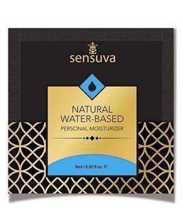 Пробник лубриканта на водній основі Sensuva Natural Water-Based, без запаху (6 мл) зображення