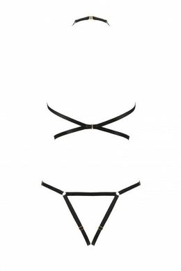 Портупея-боді зі стреп Passion Exclusive IVENA BODY black, розмір L/XL зображення