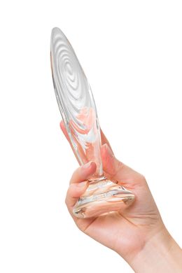 Скляна анальна пробка Satisfyer Sparkling Crystal (діаметр 3,5 см) картинка