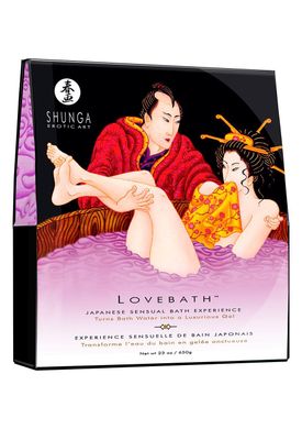 Гель для ванни Shunga LOVEBATH Sensual Lotus, лотос (650 гр) зображення