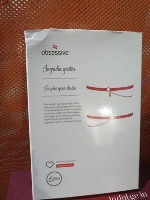 Гартер з ланцюжком Obsessive Ingridia garter O/S зображення