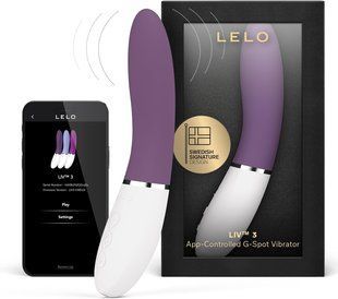 Смарт вібратор для точки G LELO Liv 3 Plum (діаметр 4,2 см) зображення