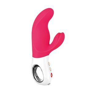 Вібратор-кролик Fun Factory MISS BI pink/white (діаметр 4,1 см) зображення