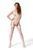 Відвертий бодістокінг з доступом Passion BS106 One Size, white зображення