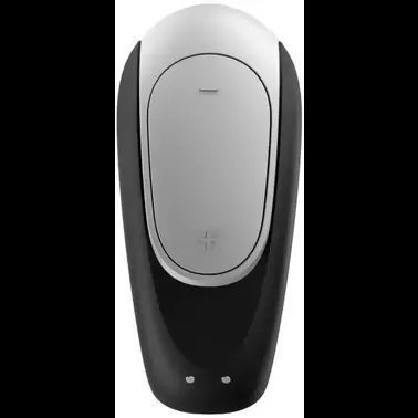 Смарт-вібратор для пар з пультом ДУ Satisfyer Double Fun Black (ширина 3 см) зображення