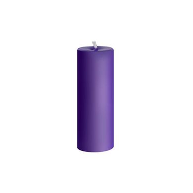 БДСМ свеча низкотемпературная восковая Art of Sex размер S, фиолетовая (10x3,5 см)  картинка