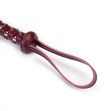 Флогер кожаный Liebe Seele Wine Red Studded Flogger картинка