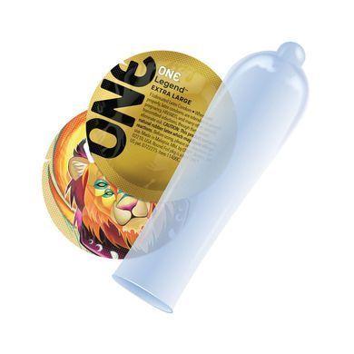 Презерватив збільшеного розміру ONE Legend Extra Large (1 шт) зображення