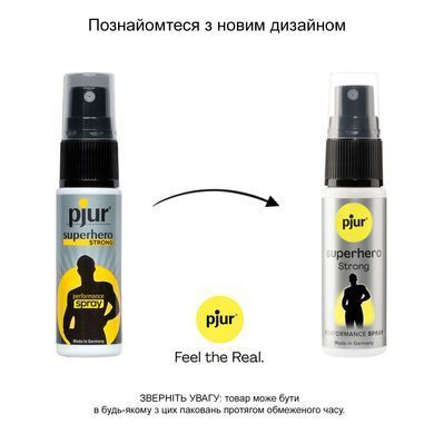 Пролонгирующий спрей для мужчин с экстрактом имбиря pjur Superhero Strong Spray (20 мл) картинка