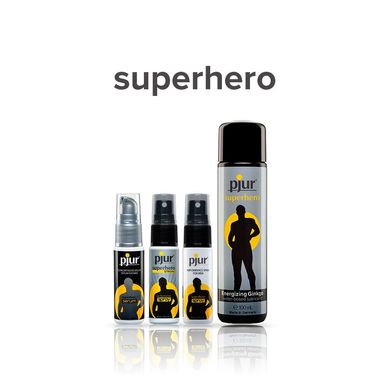 Пролонгуючий гель для чоловіків з екстрактом імбиру pjur Superhero Strong Spray (20 мл) зображення