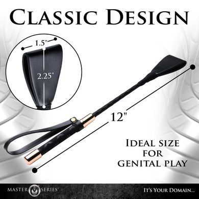 Шкіряна ляскалка з петлею для руки Master Series Stallion Riding Crop зображення