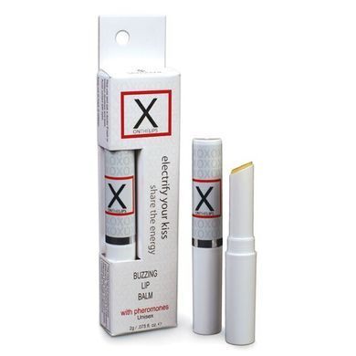 Стимулюючий бальзам для губ унісекс з феромонами Sensuva X on the Lips Original (2г) зображення