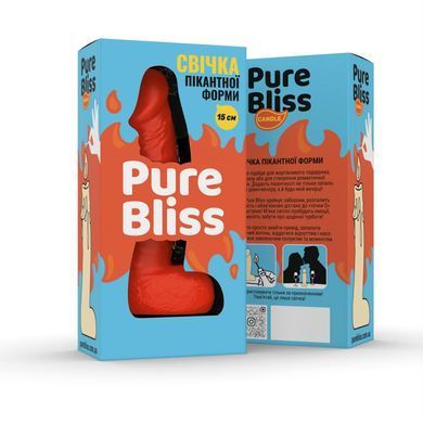 Свеча в виде члена Pure Bliss MINI Orange (длина 15 см) картинка