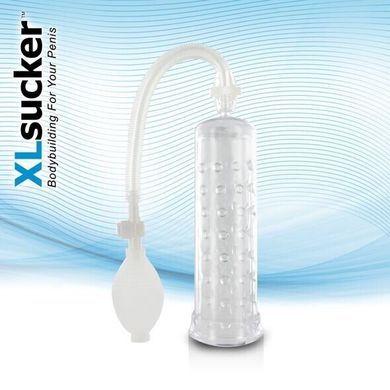 Вакуумная помпа XLsucker Penis Pump Transparant для члена длиной до 18 см, диаметр до 4 см картинка
