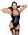 Боди под кожу Noir Handmade F244 Powerwetlook body with high cut bottom hem, размер S картинка