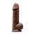 Фалоімітатор на присосці Silexd Norman (MODEL 1 size 8.5") Brown діаметр 5 см зображення