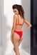 Изысканное боди Passion Exclusive LORAINE BODY красное S/M картинка 3