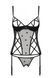Корсет с подвязками + стринги Passion LOVELIA CORSET black, размер S/M картинка 5