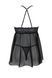 Очаровательная рубашка + трусики Passion ECO KERRIA CHEMISE black, размер L/XL картинка 4