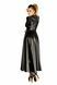 Сексуальное платье-плащ Noir Handmade F128C Powerwetlook gown coat, размер S картинка 2