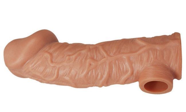 Насадка на член з отвором для мошонки Kokos Cock Sleeve CS 001, розмір M зображення