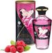 Масло согревающее съедобное Shunga APHRODISIAC WARMING OIL Raspberry Feeling (Малина) 100 мл картинка 1