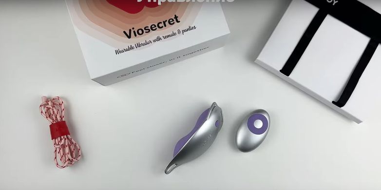 Вибратор в трусики + пояс для фиксации и пульт ДУ KISSTOY Viosecret картинка