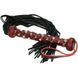 Флогер кожаный Liebe Seele Wine Red Studded Flogger картинка 3