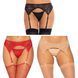 Пояс для панчіх зі стразами Leg Avenue Rhinestone garterbelt Nude One Size картинка 6
